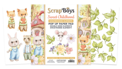 Sweet Childhood Pop up paper pad