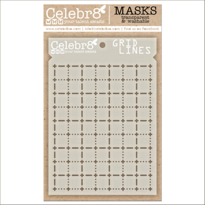 SM4676 Grid Stencil Blessed life