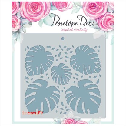 WILD & FREE PAPER STENCIL MONSTERA LEAVES PD3959