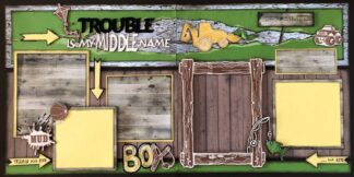 Trouble Is My Middle Name - Double Page Layout