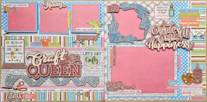 Craft Queen - Double Page Layout